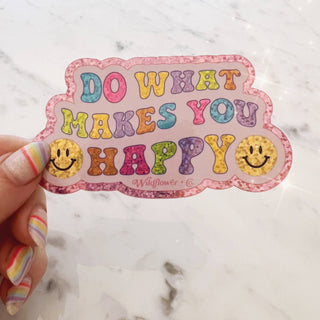 Affirmation Positive Quote Stickers - Glitter