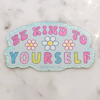 Affirmation Positive Quote Stickers - Glitter