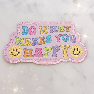 Affirmation Positive Quote Stickers - Glitter