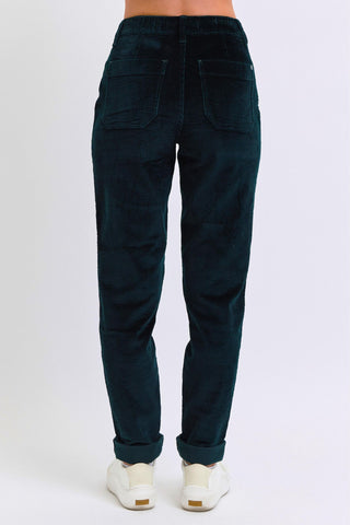 Judy Blue Reg/Plus High Waist Green Corduroy Jogger