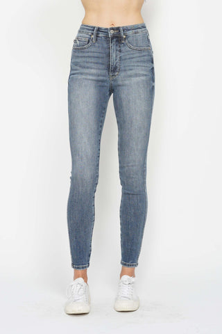 Judy Blue High Waist Tummy Control Contrast Wash Skinny Jean