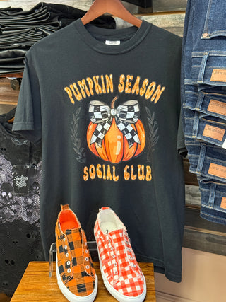 Pumpkin Season Social Club Graphic T-shirt