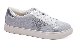 Corky's Supernova Silver Shimmer Sneakers