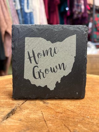 Home Grown Ohio Slate Coaster