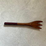 Fundamental Red Wood Appetizer Fork