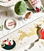 Vintage Christmas Village Collection Santa Long 18" Tray