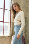 SUSIE WRAP SWEATER TOP