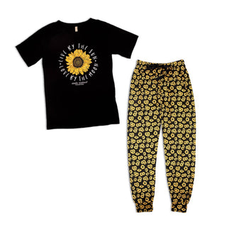 Simply Southern Sunflower Youth PJ Set