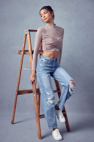 Wrene Ultra High Rise 90's Boyfriend Jeans