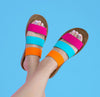 Corkys Dafne Bright Multi Three Banded Sandal
