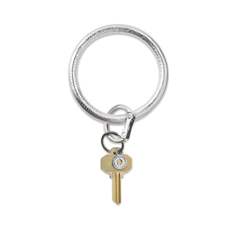 Oventure Leather Quicksilver Lizard Key Ring