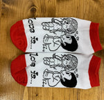 Teehee "Love Is..." Valentine's Day Ankle Socks
