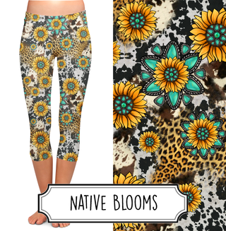 Native Blooms Capris