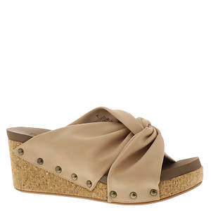 Cheerful Tan Wedge Sandal