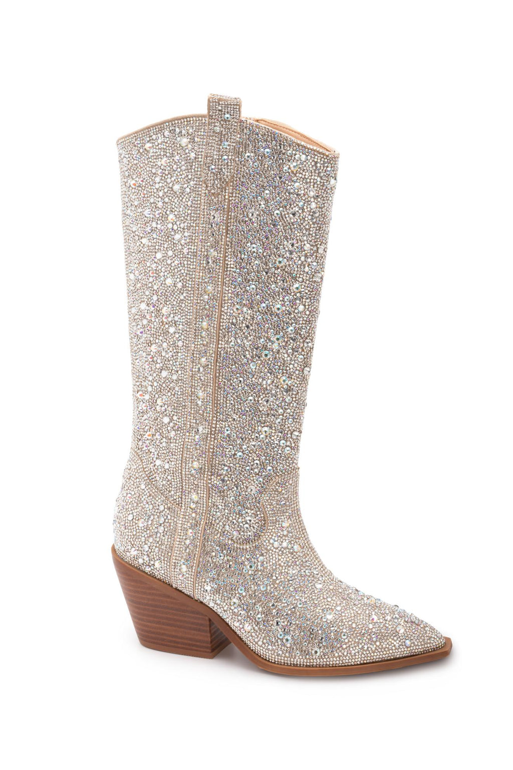 Glitzy Black Rhinestone Cowboy Boots