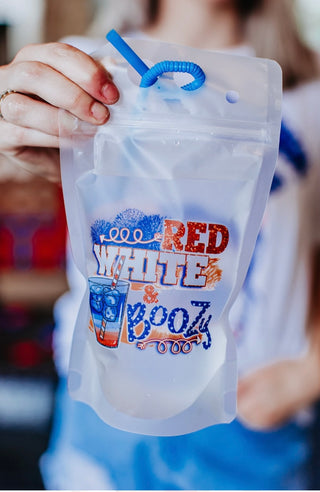 Patriotic Drink Pouches