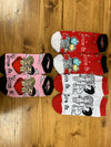 Teehee "Love Is..." Valentine's Day Ankle Socks