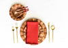 Fundamental Red Wood Appetizer Fork