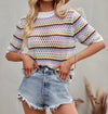 Multi Stripe Knit Top