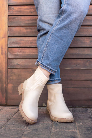 Cream Cabin Fever Boot