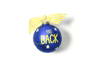 Coton Colors I Love You to the Moon and Back Glass Ornament