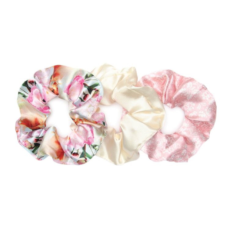 Banded Satin Scrunchies