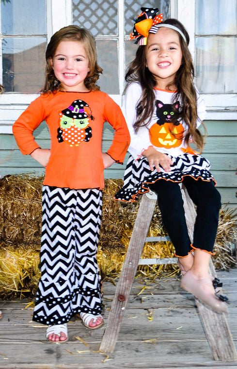 Pumpkin & Kitten Dress Outfit