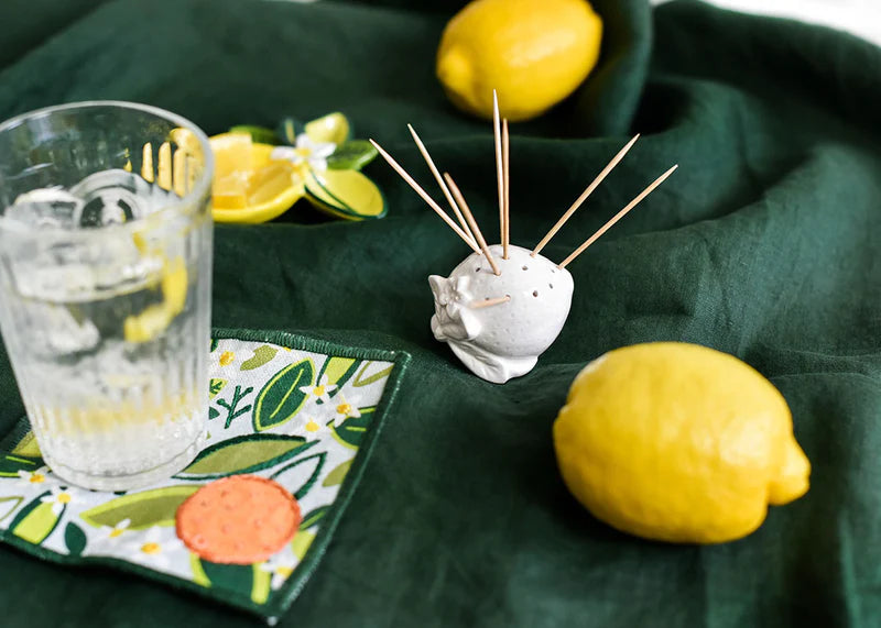 Citrus Lemon Toothpick Holder